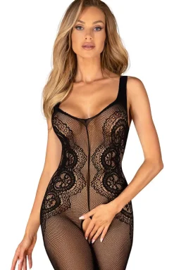 Obsessive bodystocking z unikalnym wzorem G335