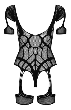 Obsessive czarne body damskie otwarte G334