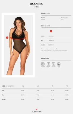 Obsessive czarne body Medilla