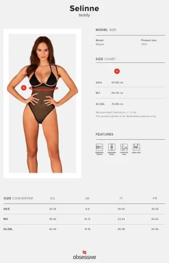 Obsessive Body|Body - czarne body Selinne