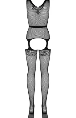 Obsessive czarne bodystocking F217