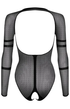 Obsessive czarne siateczkowe body B137