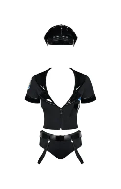 Obsessive Kostiumy I Przebrania - 6-częściowy strój policjantki Police set