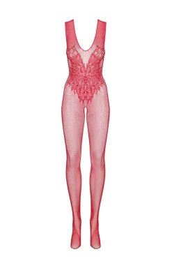 Obsessive czerwone bodystocking N112