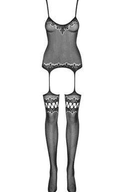 Obsessive Bodystocking|Body - F214 czarne bodystocking