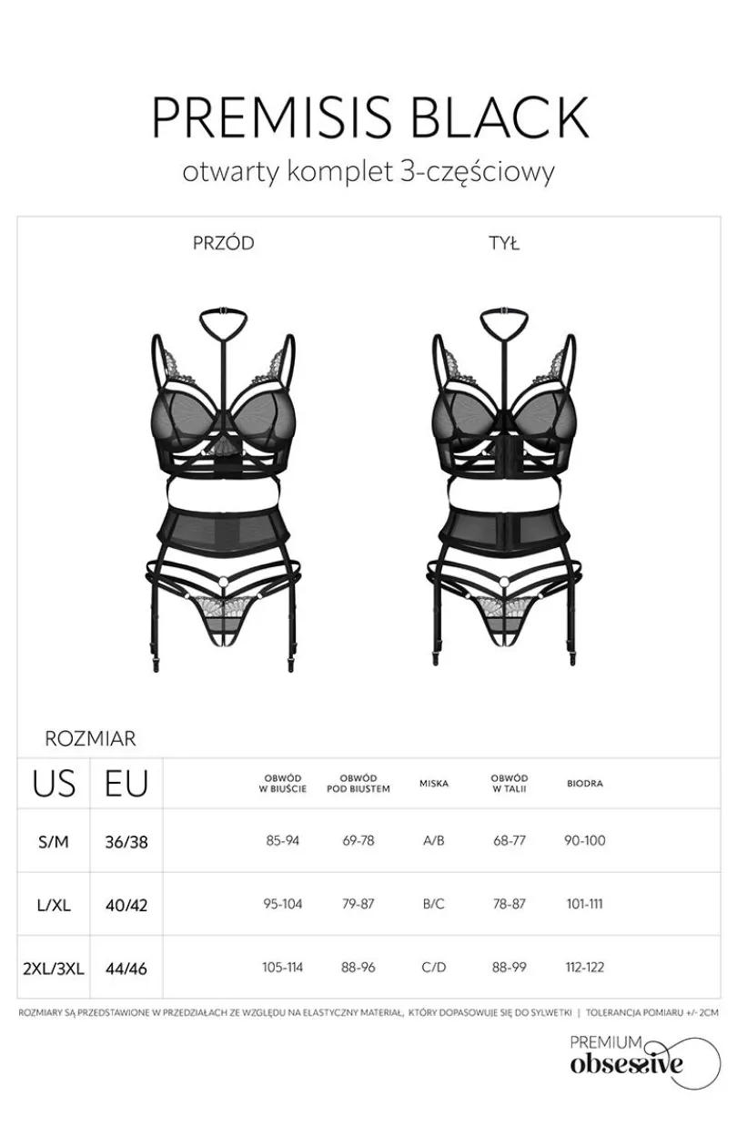 Obsessive Koszulki|Komplety Bielizny - komplet bielizny damskiej Premisis