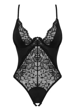 Obsessive koronkowe body otwarte Bellastia
