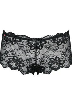 Obsessive koronkowe czarne szorty damskie Idillia shorts