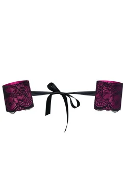 Obsessive Body|Koszulki - koronkowe wiązane kajdanki Roseberry cuff