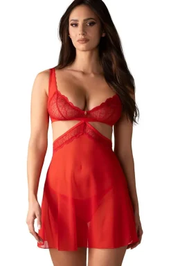 Obsessive koszulka nocna babydoll i stringi Cupide Desir