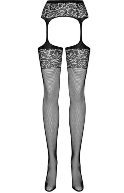 Obsessive pończochy z pasem Garter stockings black S500