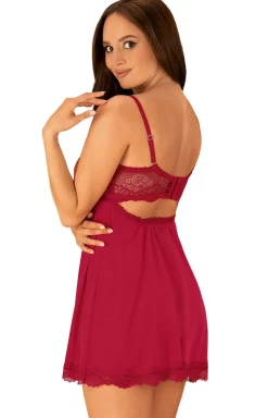 Obsessive Rosalyne koszulka babydoll i stringi