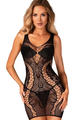 Obsessive Bodystocking|Koszulki - sukienka bodystocking D608
