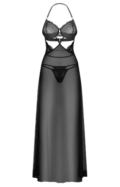 Obssesive długa koszulka nocna i stringi Iliosa