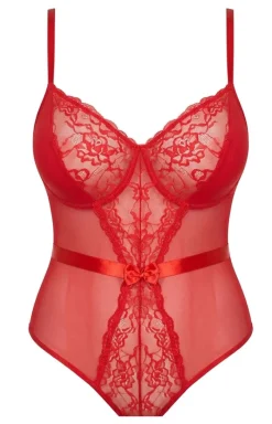 SoftLine Collection Body|Body - Otwarte body w kolorze m plus size Amelia