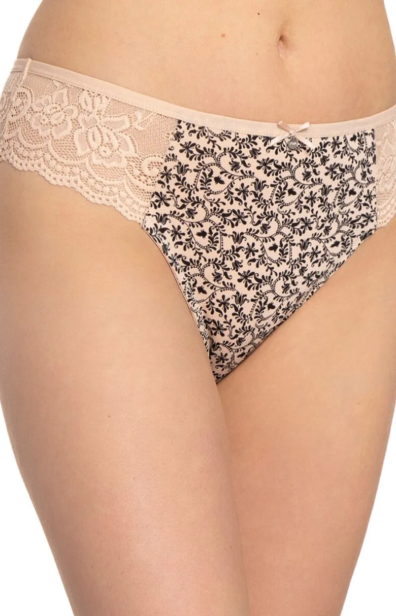 2-pack bawełniane figi damskie plus size L-1587BI