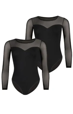 Teyli Body|Body - 2-Pack body dakie z iateczką czarne Wiow 2407-2