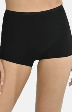 Damskie Teyli Wielopaki Damskie|Figi Bawełniane - 3-pack bokerki damkie z wyokim tanem czarne 1162-3