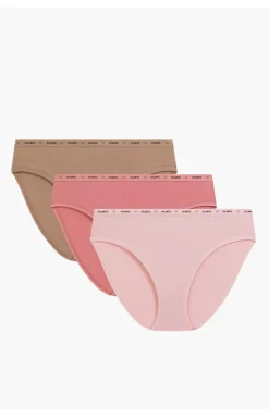 3-pack figi damskie High Leg 3CLP-010-ROZC/BEZC/ROZS