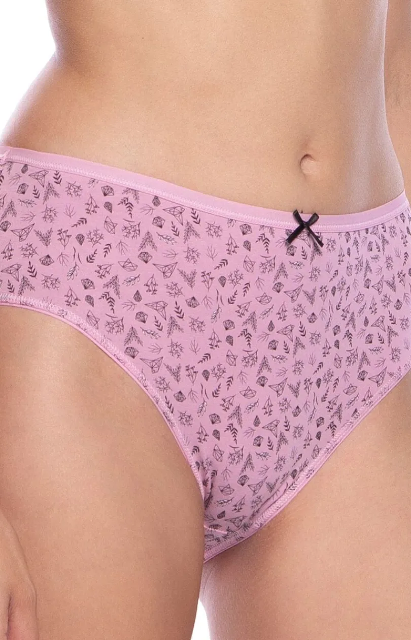 Damskie LAMA Wielopaki Damskie|Figi Z Wysokim Stanem - 3-pack figi damskie plus size L-127BI-25EX