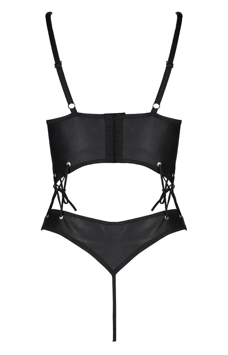 Passion czarne body damskie Francesca