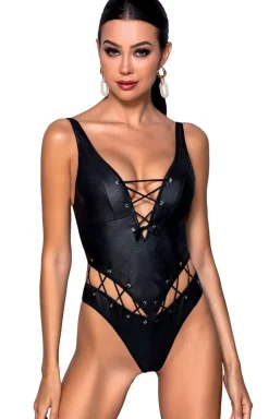 Passion czarne body damskie Francesca