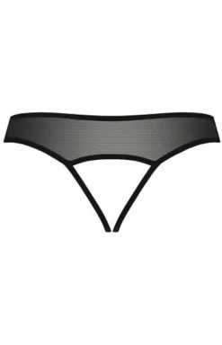 Damskie Passion Figi, Stringi, Panty|Brazyliany Damskie - czarne otwarte figi damskie Verita