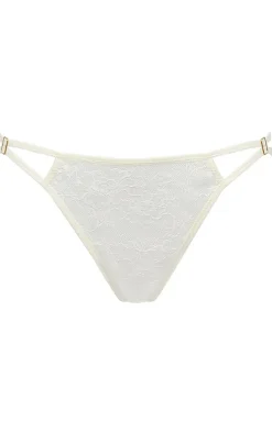 Damskie Passion Figi, Stringi, Panty|Figi Damskie - figi koronkowe kremowe Felicita