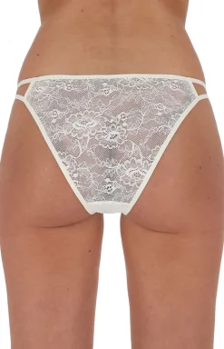 Damskie Passion Figi, Stringi, Panty|Figi Damskie - figi koronkowe kremowe Felicita