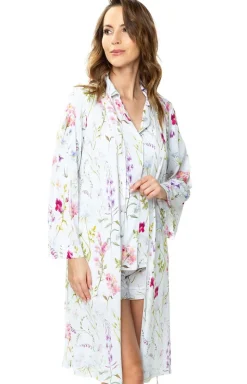Damskie Mewa Szlafroki I Peniuary|Szlafroki Damskie - Peniuar damskie w kwiaty Flores