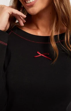 Damskie Italian Fashion Piżamy W Kratę|Piżamy Damskie Długie - Piżama damska na długi rękaw i długie nogawki Ordesa