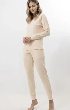 Damskie leptir Piżamy Bawełniane|Bielizna Homewear - Piżaa daka prążkowana 326/06