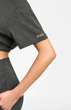 Damskie Italian Fashion Piżamy Damskie Długie - Piżama damska z krótkim rękawem i długą nogawką Akord