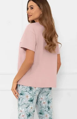 Damskie Italian Fashion Piżamy Damskie Krótkie|Piżamy Damskie - Piżaa daka z krótki rękawe Peri