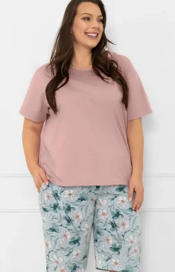 Damskie Italian Fashion Piżamy Damskie Krótkie|Piżamy Damskie - Piżaa daka z krótki rękawe Peri