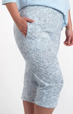 Damskie Italian Fashion Piżamy Bawełniane - Piżama damka z rękawem i nogawką 3/4 alli
