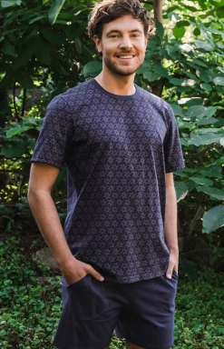 Męskie Italian Fashion Piżamy Męskie - Piżaa ęska na krótki rękaw z krótką nogawką Ricardo