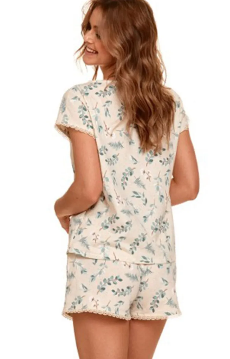 Piżama w stylu boho PM.4401.MILK