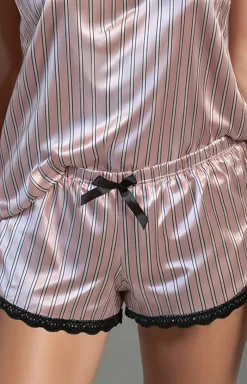 Damskie Pierre Cardin Piżamy Damskie|Piżamy Dwuczęściowe - atynowa piżaa daka Donna