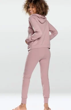 DKaren Moda|Bielizna Homewear - Pudrowe podnie dreowe dakie eatte
