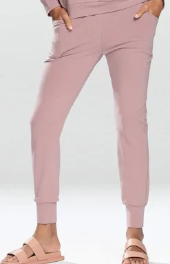 DKaren Moda|Bielizna Homewear - Pudrowe podnie dreowe dakie eatte
