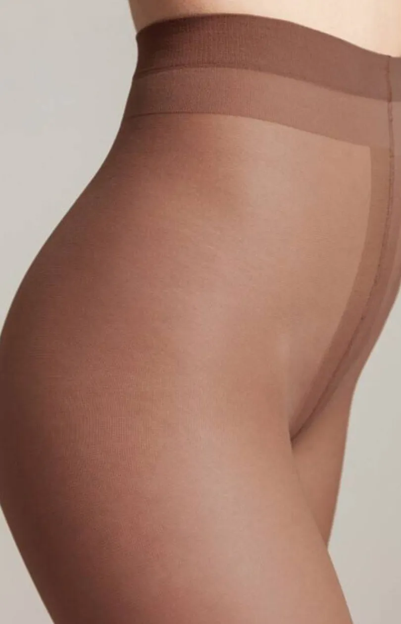 Conte Rajstopy Klasyczne|Rajstopy Plus Size - Rajstopy mokka z efektem delikatnego jedwabiu Prestige 1 DEN