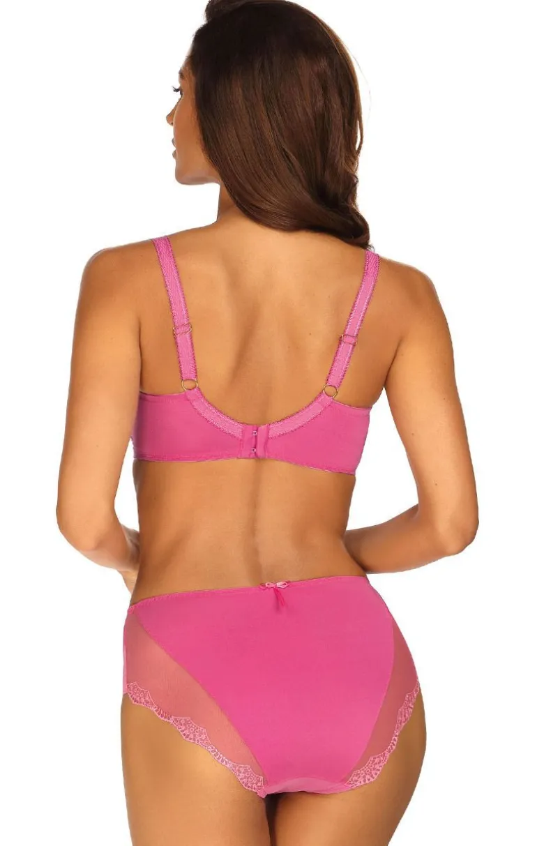 Różowy biustonosz semi-soft Hana B150