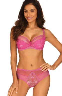 Różowy biustonosz semi-soft Hana B150