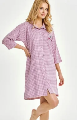 Damskie Taro Koszule Nocne|Koszule Nocne Damskie - Rozpinana kozua nocna Joiee 3436