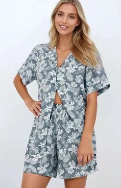 Rozpinana piżama damska Stylish Embrace