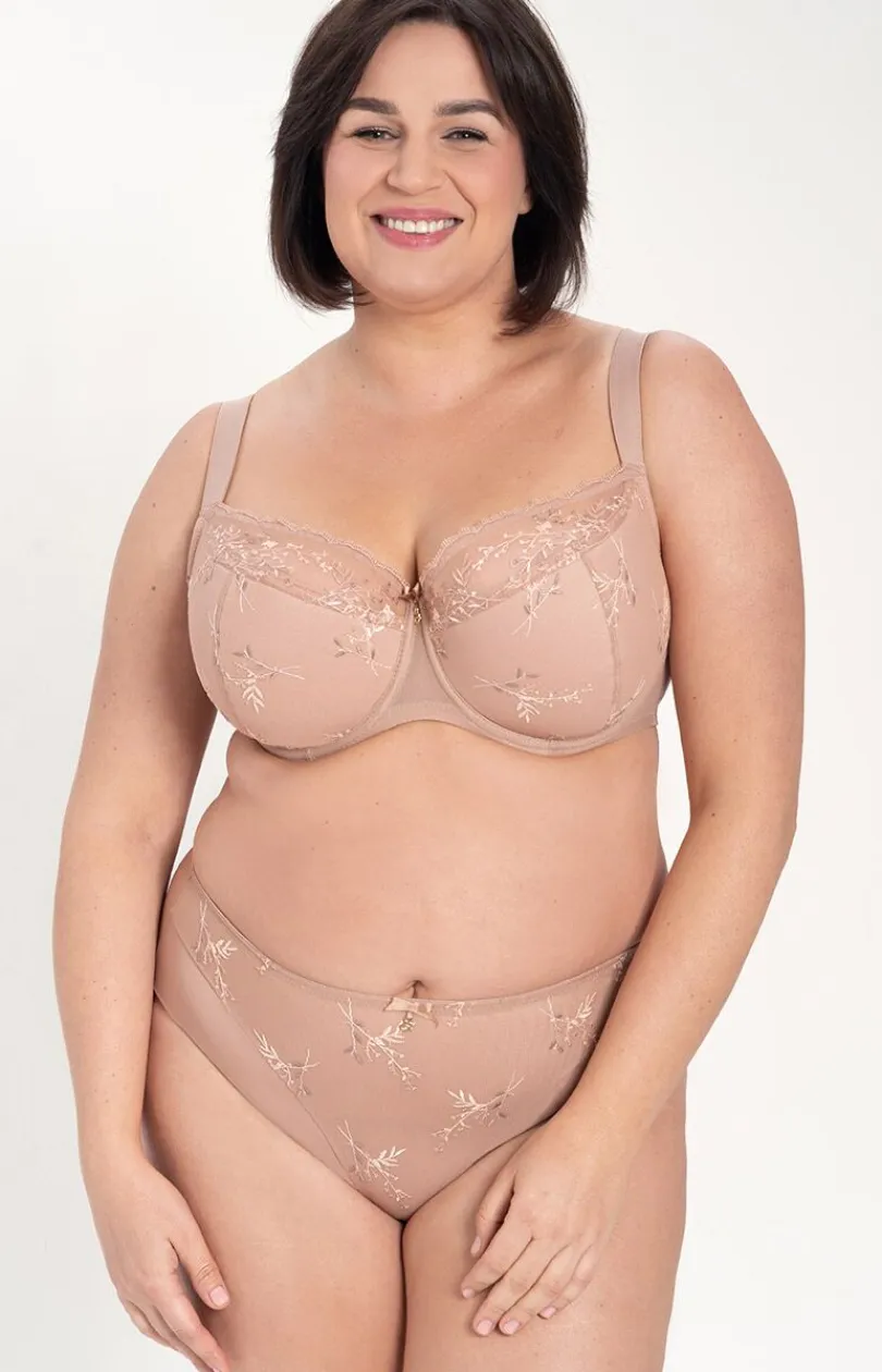 Samanta Biustonosze Semi-Soft|Biustonosz Duże Rozmiary - biustonosz półusztywniany semi-soft Juno A925