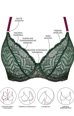 Samanta stringi damskie malachitowe Charlotte C400