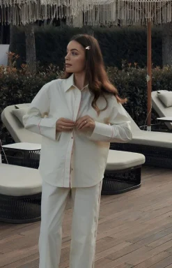 Damskie SENSIS Bielizna Homewear|Piżamy Damskie - długa piżaa daka rozpinana Raven