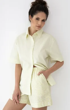 Damskie SENSIS Piżamy Damskie Krótkie|Bielizna Homewear - etnia piżaa daka rozpinana Opheia